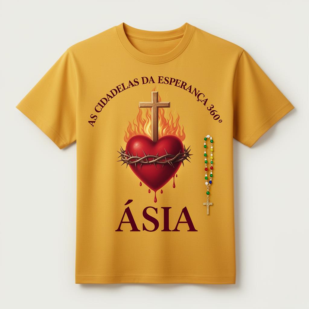 Camisa Continente Ásia